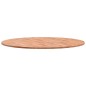 vidaXL Piano per Tavolo Ø90x1,5 cm Rotondo in Legno Massello di Faggio