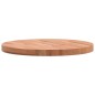 vidaXL Piano per Tavolo Ø60x4 cm Rotondo in Legno Massello di Faggio vidaXL Piano per Tavolo Ø60x4 cm Rotondo in Legno Massello di Faggio