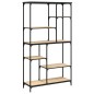 vidaXL Libreria Rovere Sonoma 99x35,5x176 cm Legno Multistrato Acciaio vidaXL Libreria Rovere Sonoma 99x35,5x176 cm Legno Multistrato Acciaio
