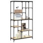 vidaXL Libreria Rovere Sonoma 99x35,5x176 cm Legno Multistrato Acciaio vidaXL Libreria Rovere Sonoma 99x35,5x176 cm Legno Multistrato Acciaio