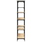 vidaXL Libreria Rovere Sonoma 99x35,5x176 cm Legno Multistrato Acciaio vidaXL Libreria Rovere Sonoma 99x35,5x176 cm Legno Multistrato Acciaio