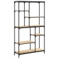vidaXL Libreria Rovere Sonoma 99x35,5x176 cm Legno Multistrato Acciaio vidaXL Libreria Rovere Sonoma 99x35,5x176 cm Legno Multistrato Acciaio