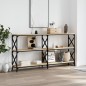 vidaXL Tavolo Consolle Rovere Sonoma 156x28x80,5 cm Legno Multistrato vidaXL Tavolo Consolle Rovere Sonoma 156x28x80,5 cm Legno Multistrato