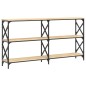 vidaXL Tavolo Consolle Rovere Sonoma 156x28x80,5 cm Legno Multistrato vidaXL Tavolo Consolle Rovere Sonoma 156x28x80,5 cm Legno Multistrato
