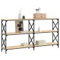 vidaXL Tavolo Consolle Rovere Sonoma 156x28x80,5 cm Legno Multistrato vidaXL Tavolo Consolle Rovere Sonoma 156x28x80,5 cm Legno Multistrato