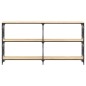 vidaXL Tavolo Consolle Rovere Sonoma 156x28x80,5 cm Legno Multistrato vidaXL Tavolo Consolle Rovere Sonoma 156x28x80,5 cm Legno Multistrato