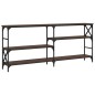 vidaXL Tavolino Consolle Rovere Marrone 180x29x76,5 cm Multistrato vidaXL Tavolino Consolle Rovere Marrone 180x29x76,5 cm Multistrato