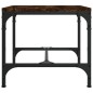 Tavolino Rovere Fumo 40x40x35 cm in Legno Multistrato Tavolino Rovere Fumo 40x40x35 cm in Legno Multistrato