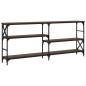 vidaXL Tavolino Consolle Rovere Marrone 180x29x76,5 cm Multistrato vidaXL Tavolino Consolle Rovere Marrone 180x29x76,5 cm Multistrato