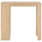 vidaXL Tavolo da Bar con Ripiano Rovere 110x50x103 cm