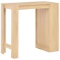 vidaXL Tavolo da Bar con Ripiano Rovere 110x50x103 cm