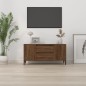 Mobile Porta TV Rovere Marrone 102x44,5x50 cm Legno Multistrato Mobile Porta TV Rovere Marrone 102x44,5x50 cm Legno Multistrato