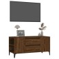 Mobile Porta TV Rovere Marrone 102x44,5x50 cm Legno Multistrato Mobile Porta TV Rovere Marrone 102x44,5x50 cm Legno Multistrato