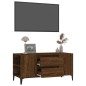 Mobile Porta TV Rovere Marrone 102x44,5x50 cm Legno Multistrato Mobile Porta TV Rovere Marrone 102x44,5x50 cm Legno Multistrato