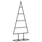 vidaXL Albero di Natale Decorativo in Metallo Nero 60 cm vidaXL Albero di Natale Decorativo in Metallo Nero 60 cm