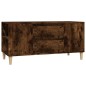 Mobile Porta TV Rovere Fumo 102x44,5x50 cm in Legno Multistrato Mobile Porta TV Rovere Fumo 102x44,5x50 cm in Legno Multistrato