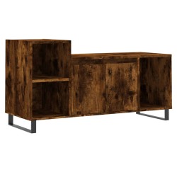 vidaXL Mobile TV Rovere Fumo 100x35x55 cm in Legno Multistrato