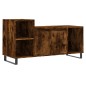 vidaXL Mobile TV Rovere Fumo 100x35x55 cm in Legno Multistrato