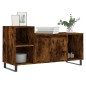 vidaXL Mobile TV Rovere Fumo 100x35x55 cm in Legno Multistrato