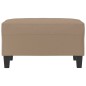 vidaXL Poggiapiedi Cappuccino 70x55x41 cm in Similpelle vidaXL Poggiapiedi Cappuccino 70x55x41 cm in Similpelle