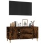 Mobile Porta TV Rovere Fumo 102x44,5x50 cm in Legno Multistrato Mobile Porta TV Rovere Fumo 102x44,5x50 cm in Legno Multistrato