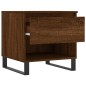 vidaXL Tavolino da Salotto Rovere Marrone 50x46x50cm Legno Multistrato