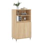 vidaXL Credenza Rovere Sonoma 60x36x110 cm in Legno Multistrato vidaXL Credenza Rovere Sonoma 60x36x110 cm in Legno Multistrato