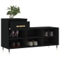 vidaXL Scarpiera Nera 102x36x60 cm in Legno Multistrato vidaXL Scarpiera Nera 102x36x60 cm in Legno Multistrato