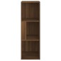 Scaffale Angolare Rovere Marrone 33x33x100 cm Legno Multistrato Scaffale Angolare Rovere Marrone 33x33x100 cm Legno Multistrato