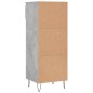 vidaXL Scarpiera Grigio Cemento 40x36x105 cm in Legno Multistrato vidaXL Scarpiera Grigio Cemento 40x36x105 cm in Legno Multistrato