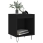 vidaXL Comodino Nero 40x35x50 cm in Legno Multistrato vidaXL Comodino Nero 40x35x50 cm in Legno Multistrato