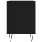 vidaXL Comodino Nero 40x35x50 cm in Legno Multistrato vidaXL Comodino Nero 40x35x50 cm in Legno Multistrato