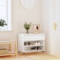 vidaXL Scarpiera Bianco Lucido 70x36x60 cm in Legno Multistrato vidaXL Scarpiera Bianco Lucido 70x36x60 cm in Legno Multistrato