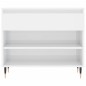 vidaXL Scarpiera Bianco Lucido 70x36x60 cm in Legno Multistrato vidaXL Scarpiera Bianco Lucido 70x36x60 cm in Legno Multistrato