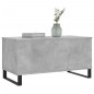 vidaXL Tavolino Salotto Grigio Cemento 90x44,5x45 cm Legno Multistrato