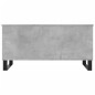 vidaXL Tavolino Salotto Grigio Cemento 90x44,5x45 cm Legno Multistrato