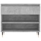 vidaXL Scarpiera Grigio Cemento 70x36x60 cm in Legno Multistrato vidaXL Scarpiera Grigio Cemento 70x36x60 cm in Legno Multistrato