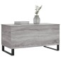 vidaXL Tavolino Salotto Grigio Sonoma 90x44,5x45 cm Legno Multistrato