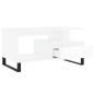 vidaXL Tavolino da Salotto Bianco Lucido 90x49x45 cm Legno Multistrato