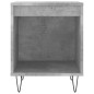 vidaXL Comodino Grigio Cemento 40x35x50 cm in Legno Multistrato vidaXL Comodino Grigio Cemento 40x35x50 cm in Legno Multistrato