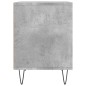 vidaXL Comodino Grigio Cemento 40x35x50 cm in Legno Multistrato vidaXL Comodino Grigio Cemento 40x35x50 cm in Legno Multistrato
