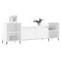 vidaXL Mobile Porta TV Bianco Lucido 160x35x55 cm in Legno Multistrato vidaXL Mobile Porta TV Bianco Lucido 160x35x55 cm in Legno Multistrato