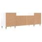 vidaXL Mobile Porta TV Bianco Lucido 160x35x55 cm in Legno Multistrato vidaXL Mobile Porta TV Bianco Lucido 160x35x55 cm in Legno Multistrato
