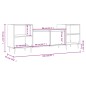 vidaXL Mobile Porta TV Bianco Lucido 160x35x55 cm in Legno Multistrato vidaXL Mobile Porta TV Bianco Lucido 160x35x55 cm in Legno Multistrato