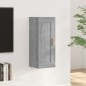 vidaXL Armadietto a Muro Grigio Sonoma 35x34x90cm in Legno Multistrato vidaXL Armadietto a Muro Grigio Sonoma 35x34x90cm in Legno Multistrato