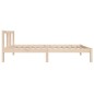 vidaXL Giroletto in Legno Massello 75x190 cm Small Single vidaXL Giroletto in Legno Massello 75x190 cm Small Single