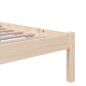 vidaXL Giroletto in Legno Massello 75x190 cm Small Single vidaXL Giroletto in Legno Massello 75x190 cm Small Single