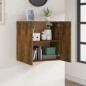 vidaXL Mobile Pensile Rovere Fumo 60x31x60 cm Legno Multistrato
