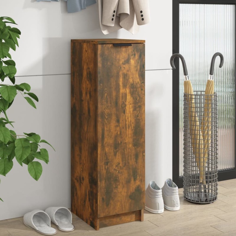 Scarpiera Rovere Fumo 30x35x100 cm in Legno Multistrato Scarpiera Rovere Fumo 30x35x100 cm in Legno Multistrato