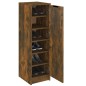 Scarpiera Rovere Fumo 30x35x100 cm in Legno Multistrato Scarpiera Rovere Fumo 30x35x100 cm in Legno Multistrato